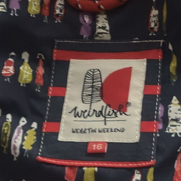 Weird Fish Hooded Raincoat Jacket! - Picture 14 of 16